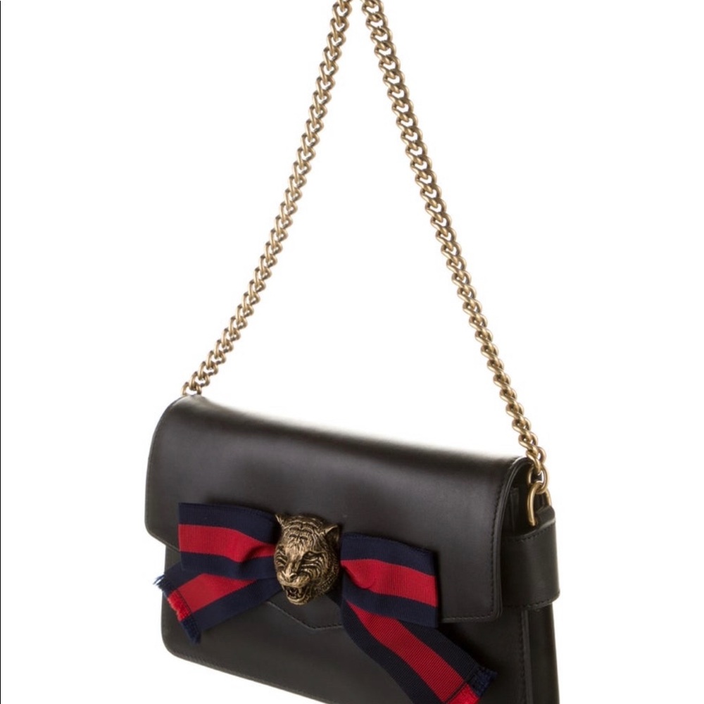 SOLD - LOCALLY 100% Gucci Broadway Animalier Bag